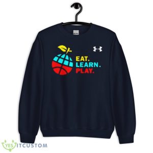 Stephen Curry Eat Learn Play 2023 Shirt - Unisex Crewneck Sweatshirt-1