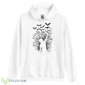 Strat Bat Silhouette Jim Steinman Shirt - Unisex Heavy Blend Hooded Sweatshirt