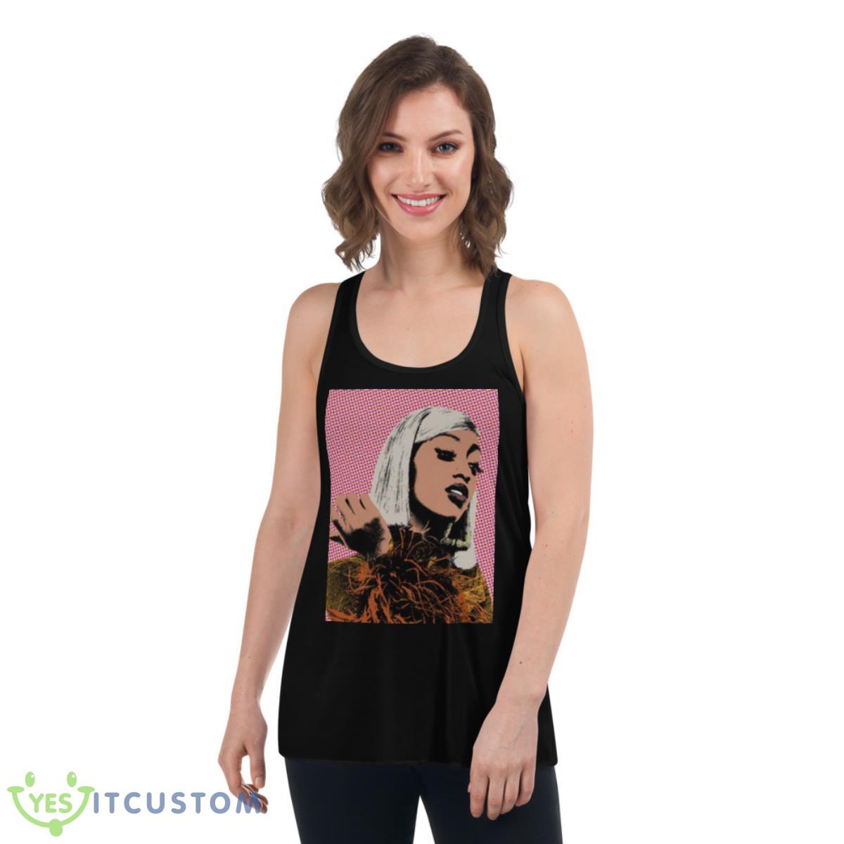 Style Pop Art Flo Milli Shirt 5 Style Pop Art Flo Milli Shirt - Women's Flowy Racerback Tank