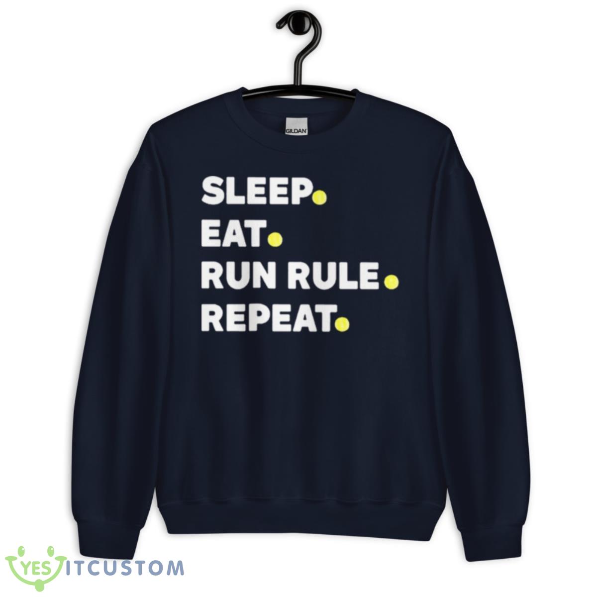 Summer Of George Sleep Eat Run Rule Repeat Shirt 2 Summer Of George Sleep Eat Run Rule Repeat Shirt - Unisex Crewneck Sweatshirt-1