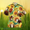 Sunflower Hereford Cattle All Printed 3D Hawaiian Shirt For Men Women Product Photo 1