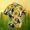 Sunflower Holstein Friesian Cattle All Printed 3D Hawaiian Shirt For Men Women Product Photo 1