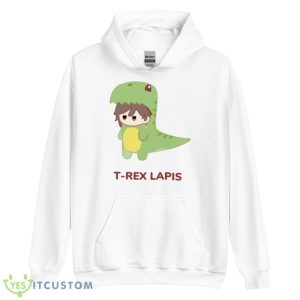T Rex Lapis Zhongli Genshin Impact Shirt - Unisex Heavy Blend Hooded Sweatshirt