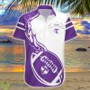 Tarleton State Texans Ncaa Flame Ball Print Aloha Hawaiian Shirt For Fans Product Photo 1