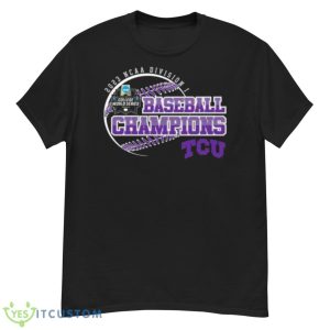 TCU Horned Frogs 2023 NCAA Division I Baseball Men’s Champions Shirt - G500 Men’s Classic T-Shirt