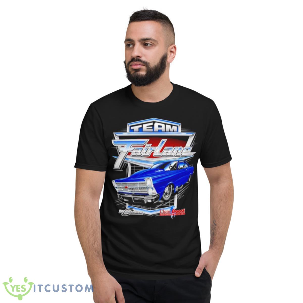 Team Fairlane procharger superchargers clean boost performance motor oil shirt 2 Team Fairlane procharger superchargers clean boost performance motor oil shirt - Short Sleeve T-Shirt