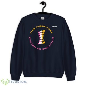Team Jumbo Visma Vincitore Del Giro D’italia Shirt - Unisex Crewneck Sweatshirt-1