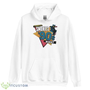 Tennessee Smokies 90’s Night Logo Blue Shirt - Unisex Heavy Blend Hooded Sweatshirt