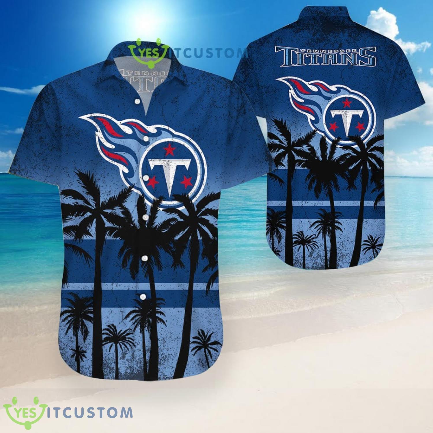 Tennessee Titans Coconut Pattern Hawaiian Shirt 4 Tennessee Titans Coconut Pattern Hawaiian Shirt Product Photo 1