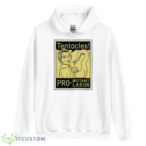 Tentacles Graphic Ugly Americans Office Shirt - Unisex Heavy Blend Hooded Sweatshirt