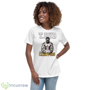 Terence Bud Crawford Tbud Shirt - Women's Relaxed Short Sleeve Jersey Tee