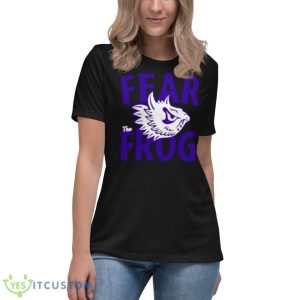 Texas Christian University Fear The Frog Shirt - Women's Relaxed Short Sleeve Jersey Tee