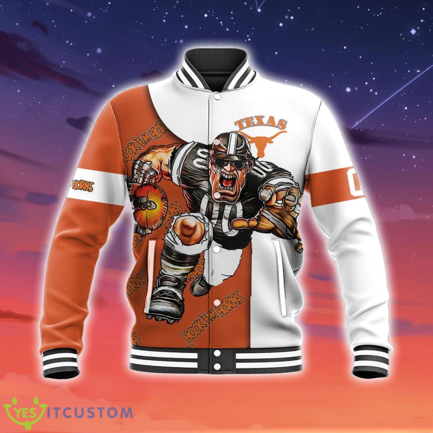 Texas Longhorns Baseball Jacket Gift For Fan NCAA 1 5 Texas Longhorns Baseball Jacket Gift For Fan NCAA 1 Product Photo 1