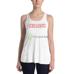 Tgf Jay Swingler Childish Text shirt - 8800 Women's Flowy Racerback Tank