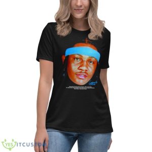 Thank You Melo Anthony Signature Shirt - Women's Relaxed Short Sleeve Jersey Tee