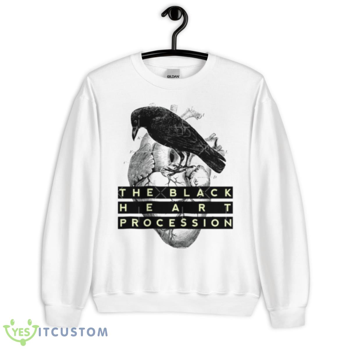 The Black Heart Procession Crow The Cult Shirt 11 The Black Heart Procession Crow The Cult Shirt - Unisex Heavy Blend Crewneck Sweatshirt