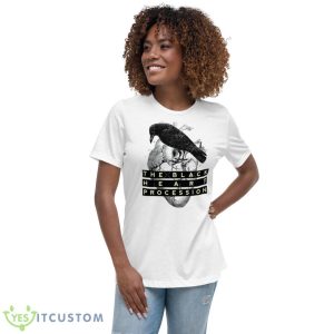 The Black Heart Procession Crow The Cult Shirt 9 The Black Heart Procession Crow The Cult Shirt - Women's Relaxed Short Sleeve Jersey Tee