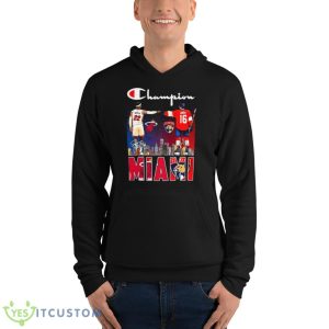 The Champion Jimmy Butler And Barkow Miami Sports 2023 Signatures Shirt - Unisex Fleece Pullover Hoodie