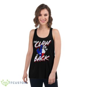 The Claw Is Back Shirt - Women's Flowy Racerback Tank