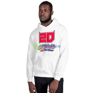 The Fire 20 El Diablo White T Shirt Mockup 7 The Fire 20 El Diablo White T Shirt Mockup - 18500 Unisex Heavy Blend Hooded Sweatshirt