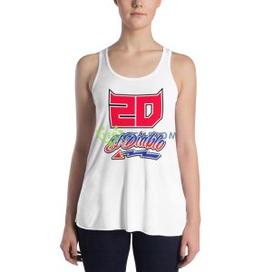 The Fire 20 El Diablo White T Shirt Mockup 9 The Fire 20 El Diablo White T Shirt Mockup - 8800 Women's Flowy Racerback Tank