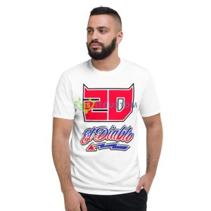 The Fire 20 El Diablo White T Shirt Mockup 10 The Fire 20 El Diablo White T Shirt Mockup - 980 Lightweight Fashion Short Sleeve T-Shirt