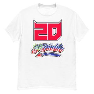 The Fire 20 El Diablo White T Shirt Mockup 11 The Fire 20 El Diablo White T Shirt Mockup - Men’s Classic Tee Gildan 5000