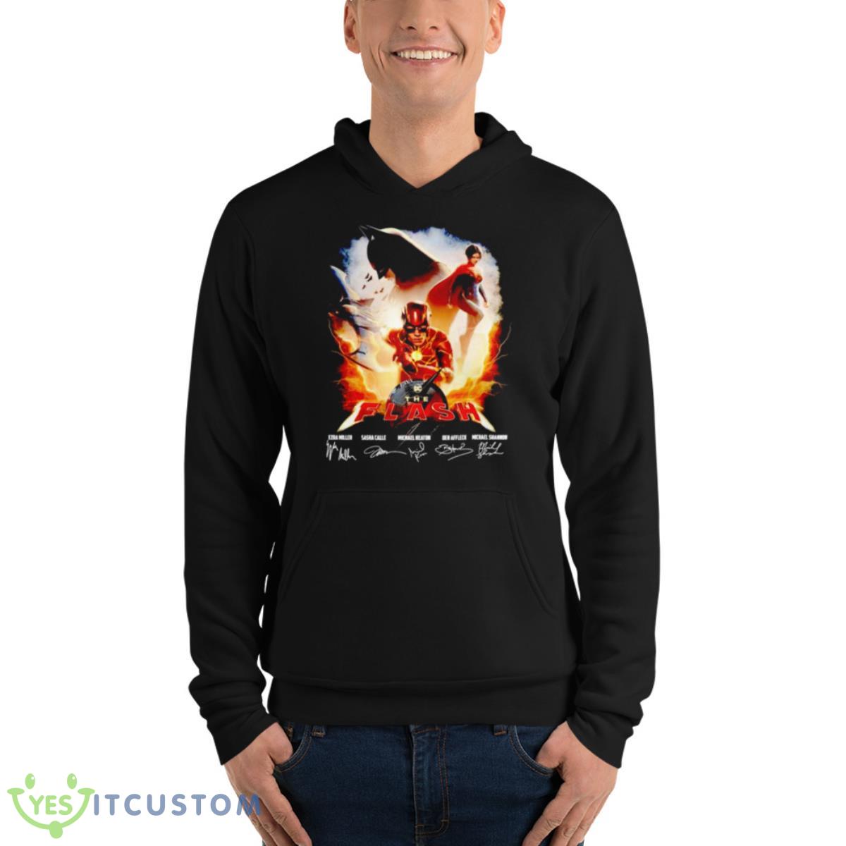 The Flash Signatures 2023 Shirt 4 The Flash Signatures 2023 Shirt - Unisex Fleece Pullover Hoodie