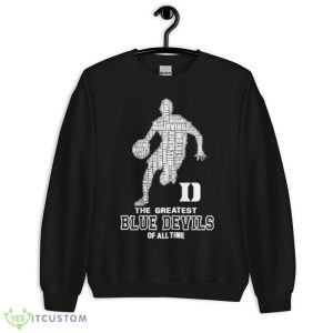 The Greatest Blue Devils of all time Black T Shirt Mockup - 18000 Unisex Heavy Blend Crewneck Sweatshirt