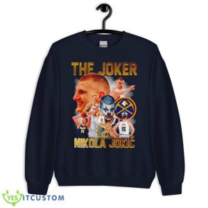 The Joker Nikola Jokic Denver Nuggets Signatures Shirt - Unisex Crewneck Sweatshirt-1