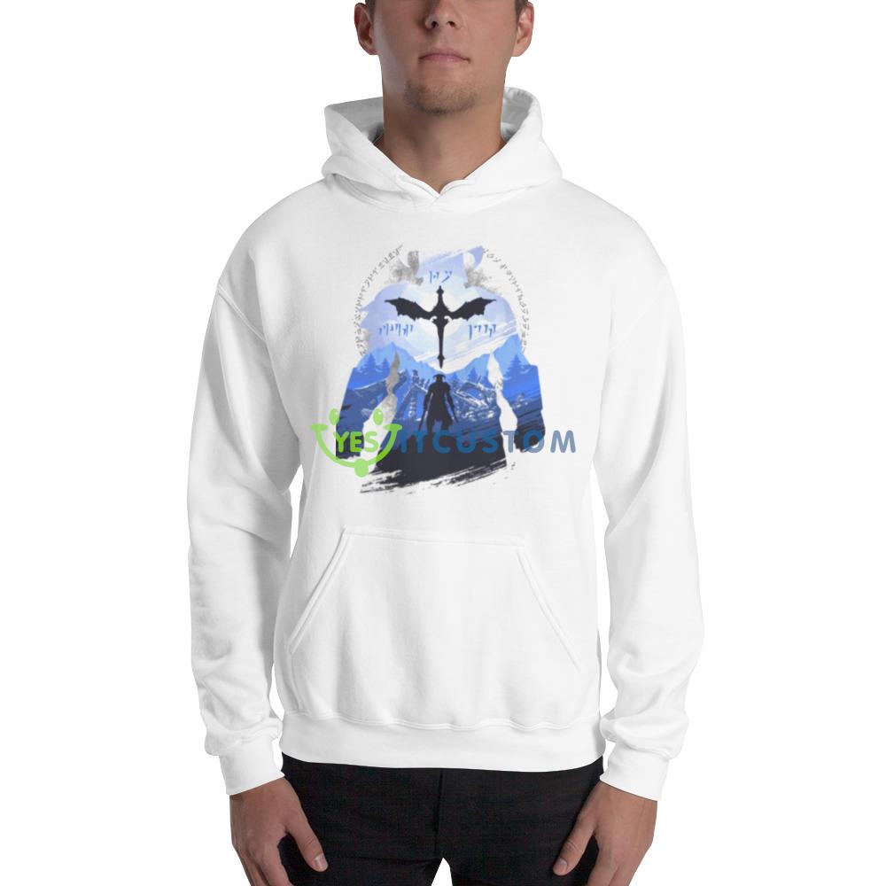 The Last Dragonborn The Elder Scrolls shirt 2 The Last Dragonborn The Elder Scrolls shirt - 18500 Unisex Heavy Blend Hooded Sweatshirt