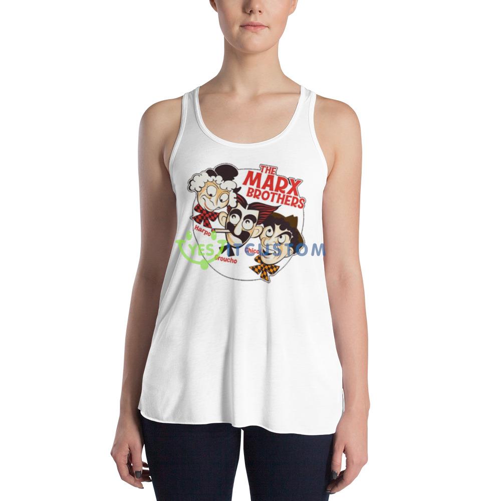 The Marx Brothers Funny Duck Soup shirt 4 The Marx Brothers Funny Duck Soup shirt - 8800 Women's Flowy Racerback Tank