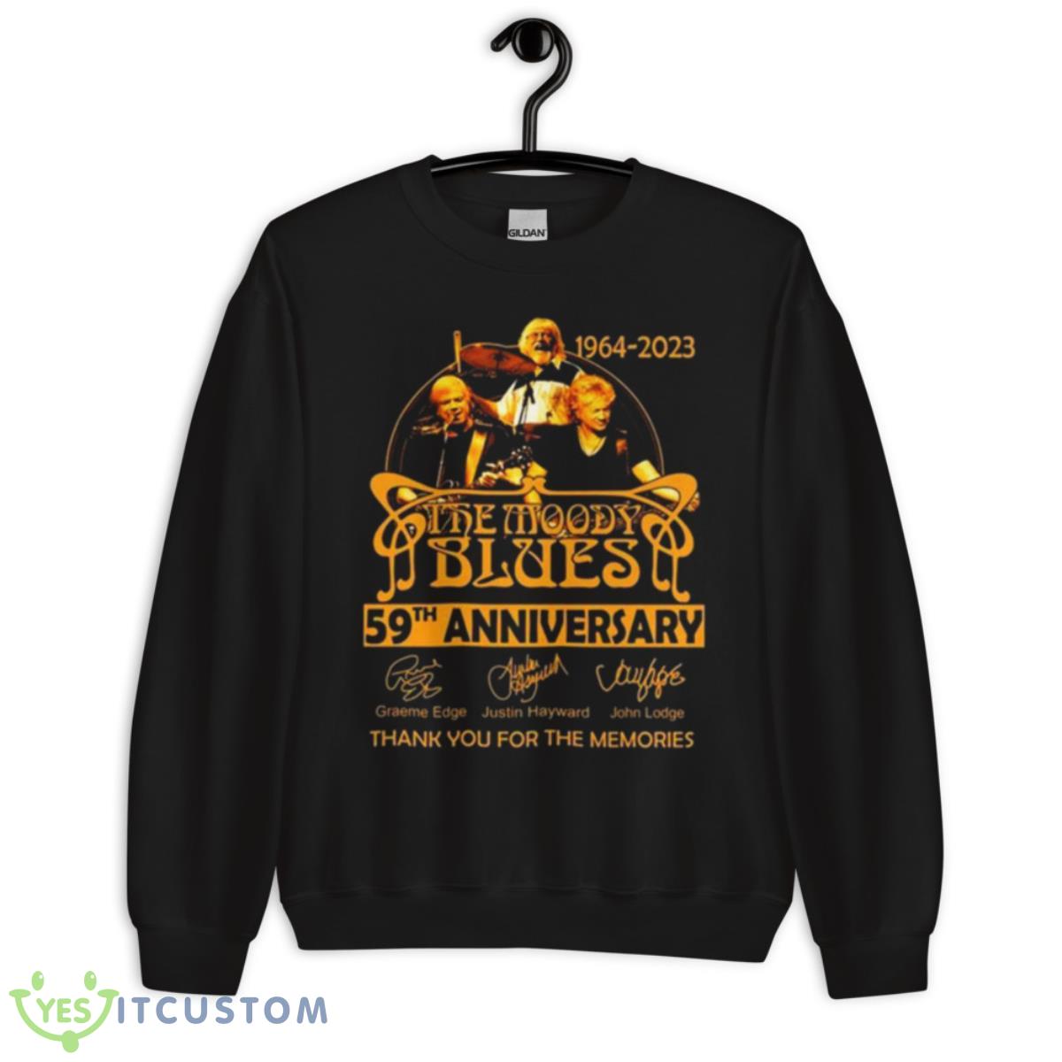 The Moody Blues 57th Anniversary Signature Thank You For The Memories 1964 2023 Shirt 13 The Moody Blues 57th Anniversary Signature Thank You For The Memories 1964 2023 Shirt - Unisex Crewneck Sweatshirt
