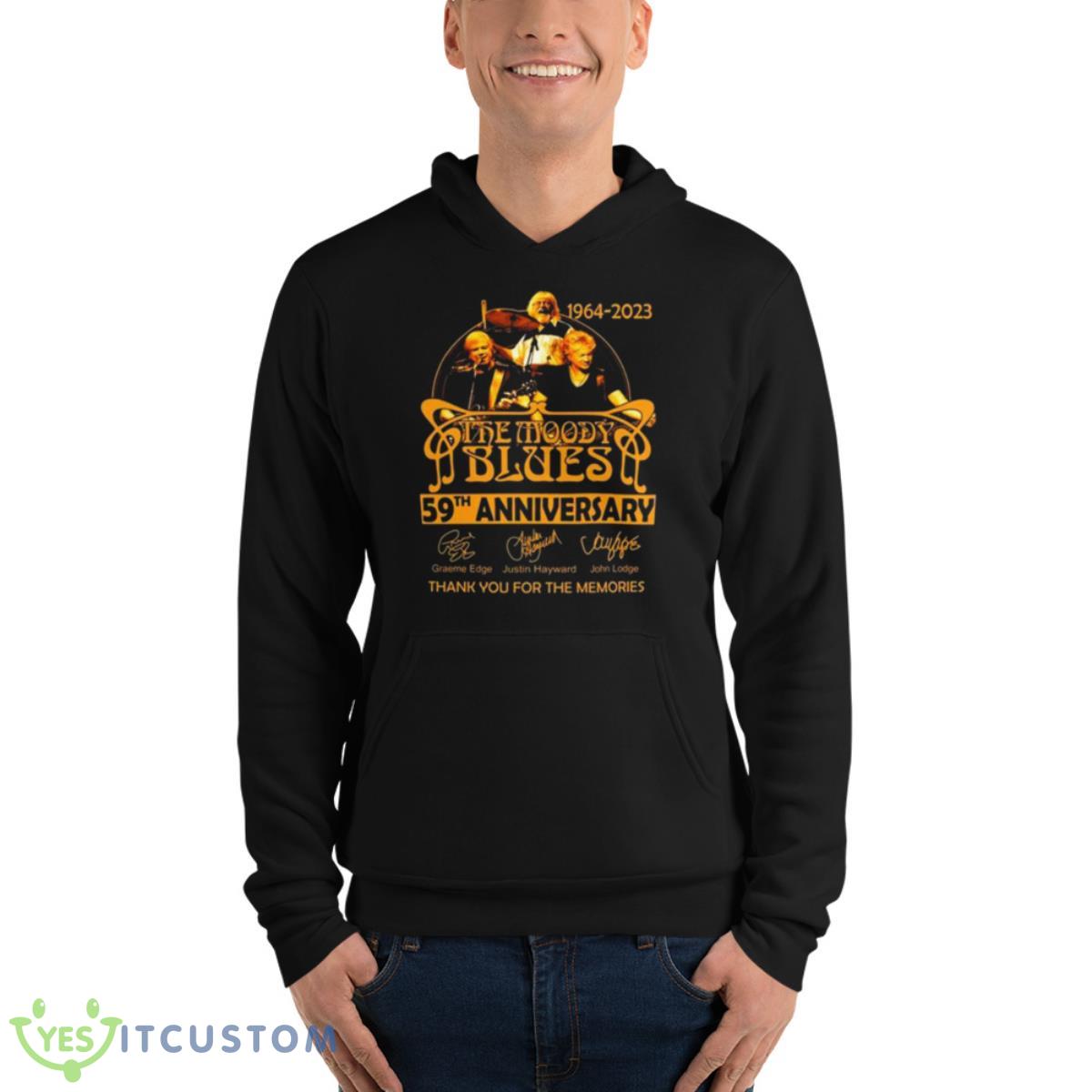 The Moody Blues 57th Anniversary Signature Thank You For The Memories 1964 2023 Shirt 4 The Moody Blues 57th Anniversary Signature Thank You For The Memories 1964 2023 Shirt - Unisex Fleece Pullover Hoodie