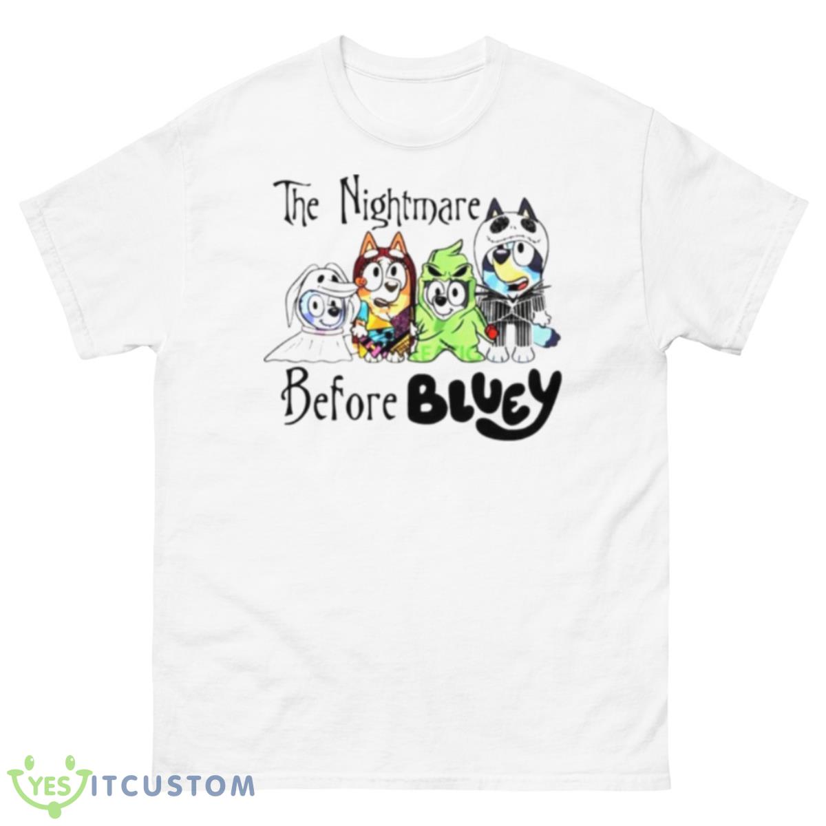 The Nightmare Before Bluey Shirt 10 The Nightmare Before Bluey Shirt - 500 Men’s Classic Tee Gildan