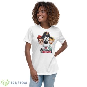 The Pirate Captain Mr Peabody Sherman Shirt 9 The Pirate Captain Mr Peabody Sherman Shirt - Women's Relaxed Short Sleeve Jersey Tee