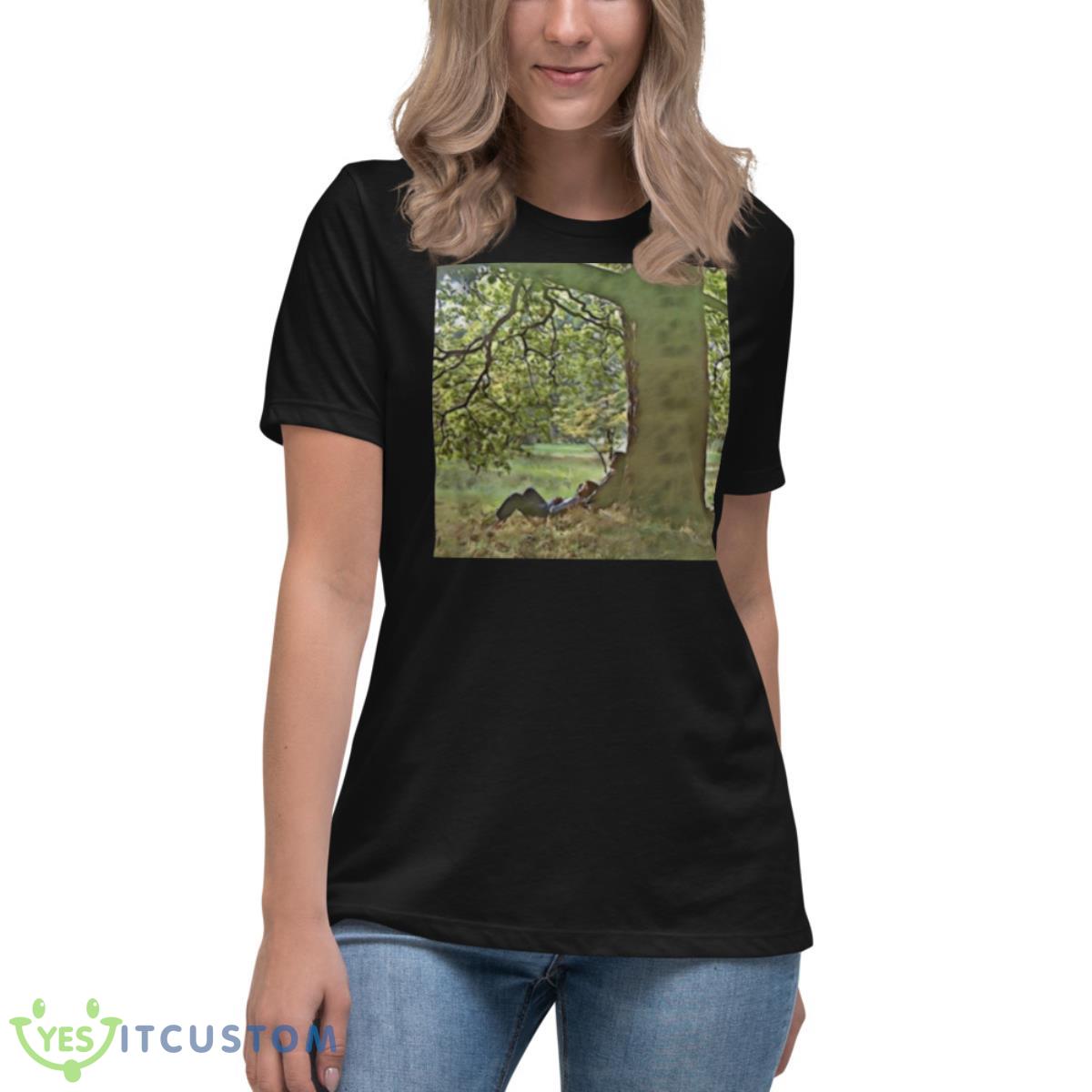 The Plastic Ono Album Cover shirt 6 The Plastic Ono Album Cover shirt - Women's Relaxed Short Sleeve Jersey Tee