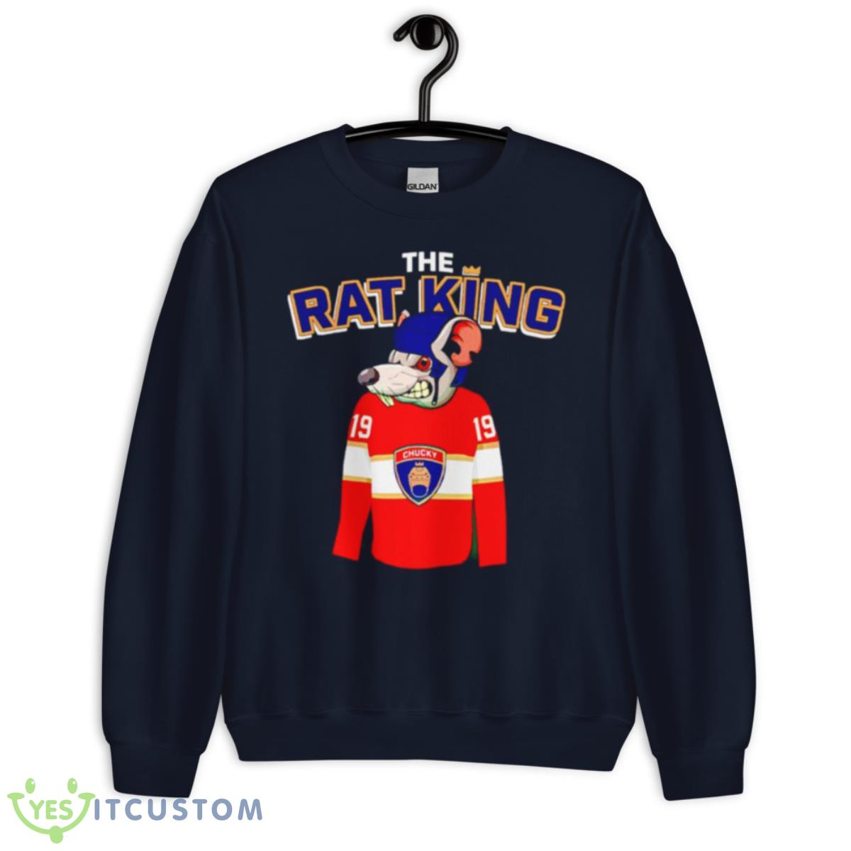 The Rat King Chucky Florida Panthers Shirt 2 The Rat King Chucky Florida Panthers Shirt - Unisex Crewneck Sweatshirt-1