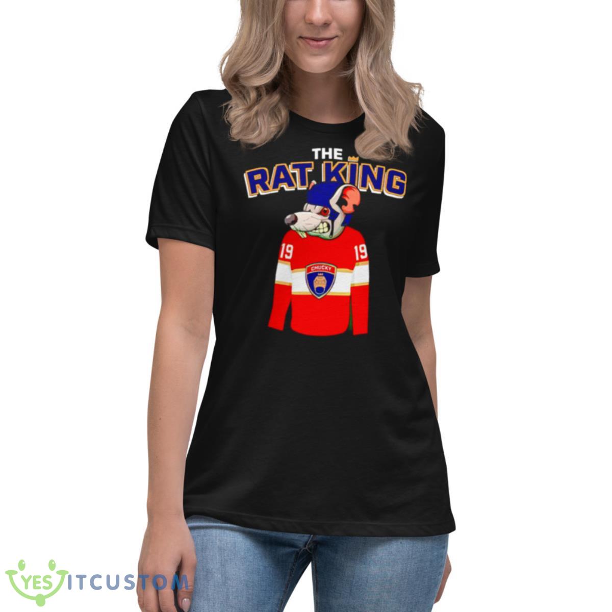 The Rat King Chucky Florida Panthers Shirt 6 The Rat King Chucky Florida Panthers Shirt - Women's Relaxed Short Sleeve Jersey Tee
