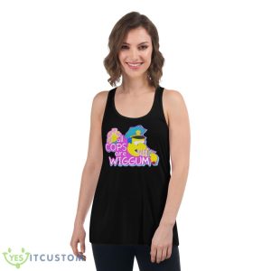 The Simpsons All Cops Are Wiggum Shirt - Women's Flowy Racerback Tank