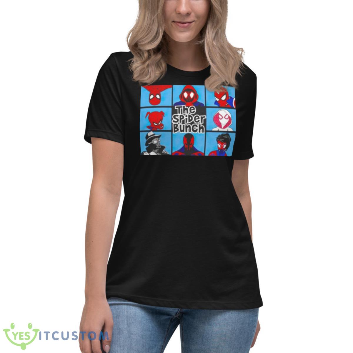 The Spider Bunch Spider Man Shirt 6 The Spider Bunch Spider Man Shirt - Women's Relaxed Short Sleeve Jersey Tee
