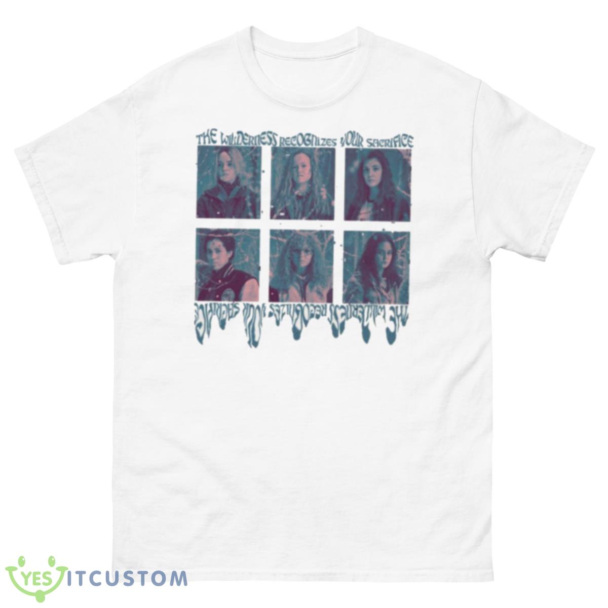 The Wilderness Recognizes Your Sacrifice Yellowjackets Decal Shirt 10 The Wilderness Recognizes Your Sacrifice Yellowjackets Decal Shirt - 500 Men’s Classic Tee Gildan