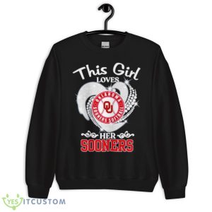 This Girl Loves Oklahoma Sooners Softball Her Sooners Shirt - Unisex Crewneck Sweatshirt