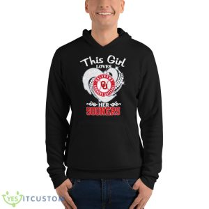 This Girl Loves Oklahoma Sooners Softball Her Sooners Shirt - Unisex Fleece Pullover Hoodie