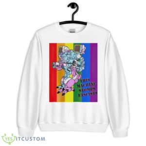 This Machine Stomps Fascists Shirt - Unisex Heavy Blend Crewneck Sweatshirt