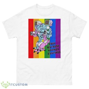 This Machine Stomps Fascists Shirt - 500 Men’s Classic Tee Gildan