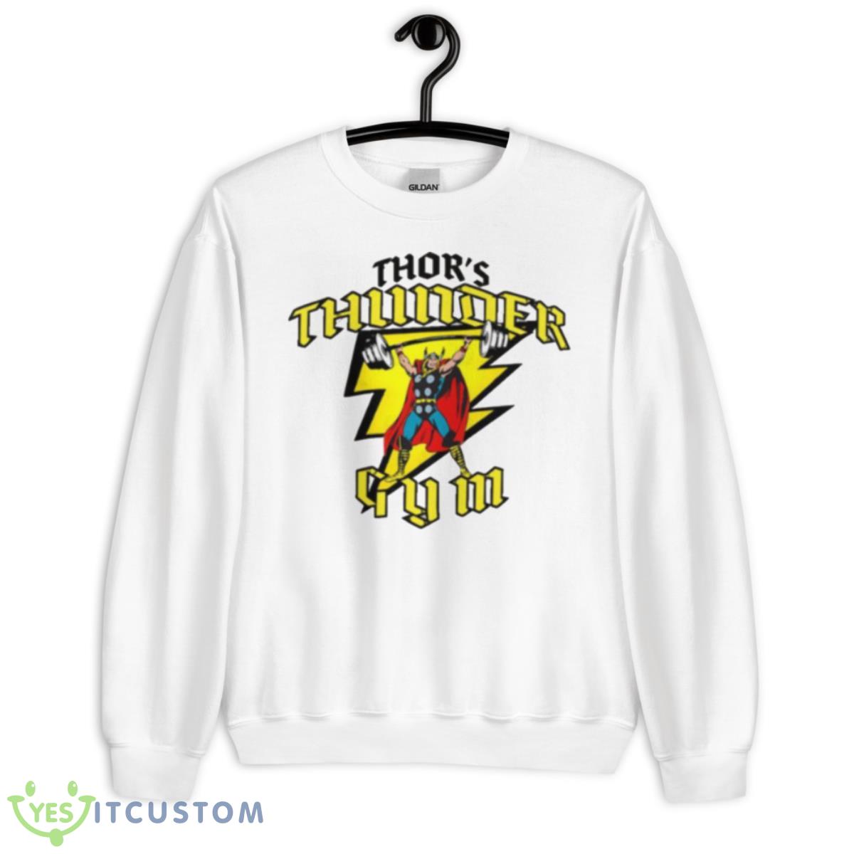 Thor’s Thunder Gym Logo Bodybuilding Shirt 2 Thor’s Thunder Gym Logo Bodybuilding Shirt - Unisex Heavy Blend Crewneck Sweatshirt