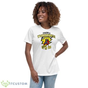 Thor’s Thunder Gym Logo Bodybuilding Shirt 9 Thor’s Thunder Gym Logo Bodybuilding Shirt - Women's Relaxed Short Sleeve Jersey Tee