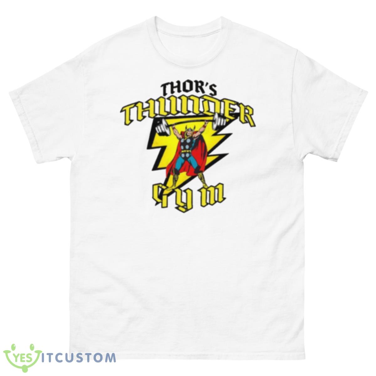 Thor’s Thunder Gym Logo Bodybuilding Shirt 10 Thor’s Thunder Gym Logo Bodybuilding Shirt - 500 Men’s Classic Tee Gildan