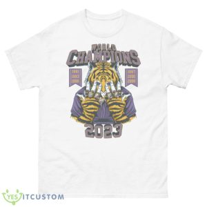 Tiger Baseball 7 Rings Pocket World Champions 2023 Shirt - 500 Men’s Classic Tee Gildan
